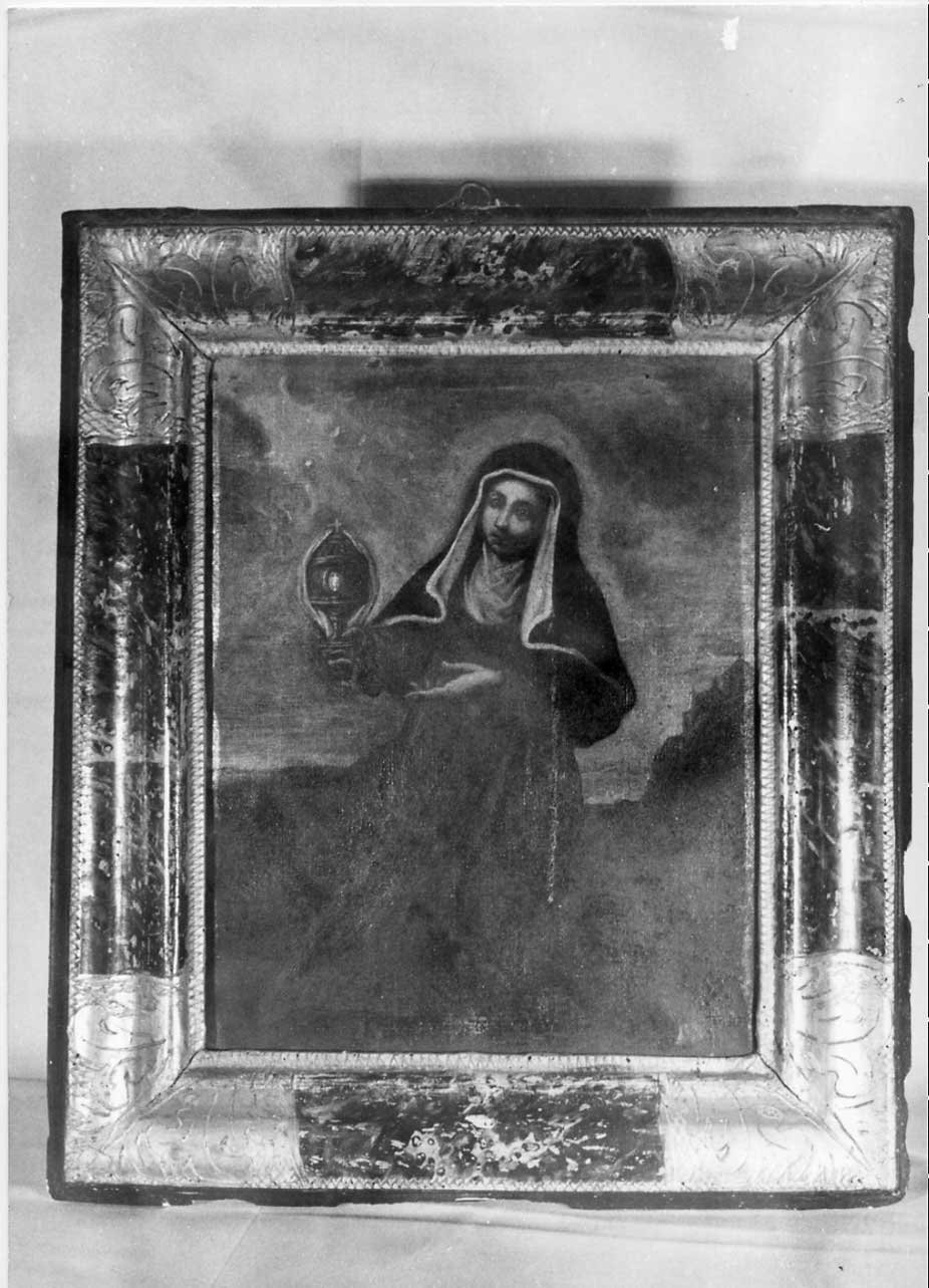 Santa Chiara (dipinto, elemento d'insieme) - ambito Italia centrale (sec. XVII)