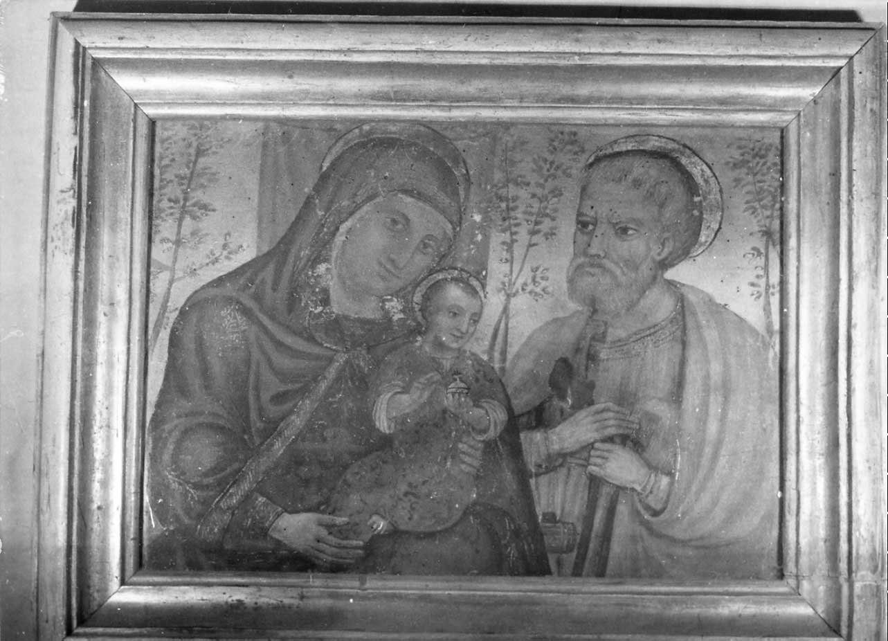 Sacra Famiglia (dipinto, opera isolata) - ambito Italia centrale (sec. XVI)