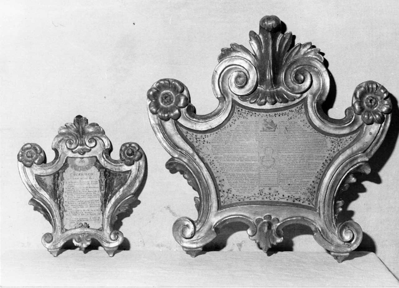 cartagloria, serie - bottega Italia centrale (sec. XVIII)