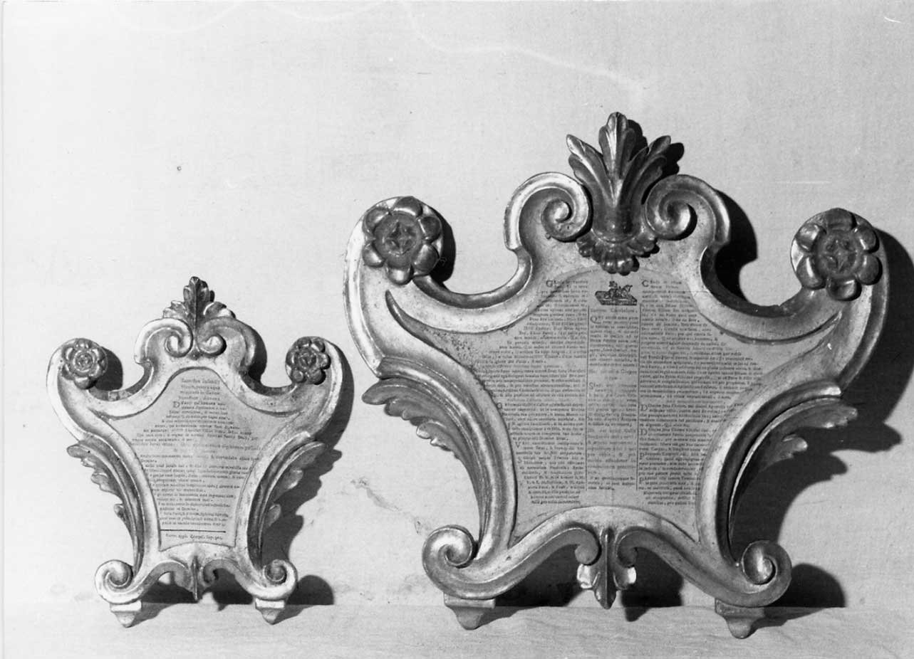 cartagloria, serie - bottega Italia centrale (sec. XVIII)