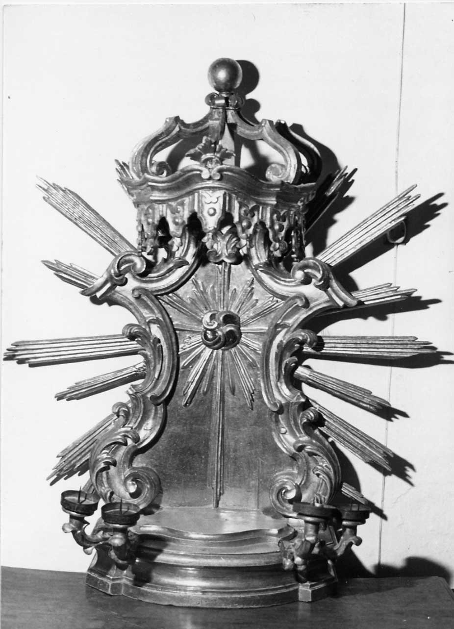 espositorio processionale, opera isolata - bottega Italia centrale (sec. XVIII)