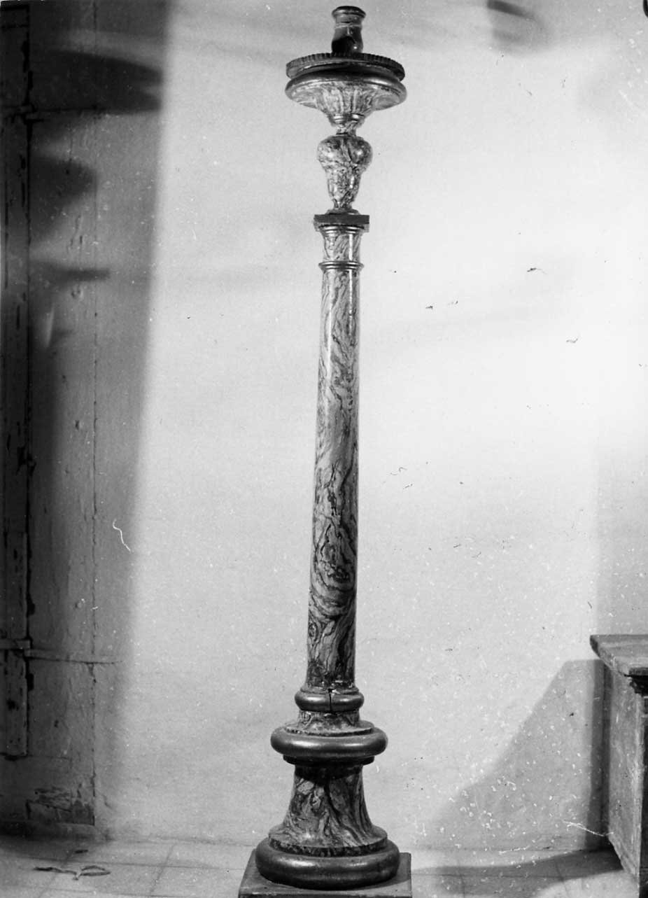 base per il cero pasquale, insieme - bottega Italia centrale (sec. XVIII)