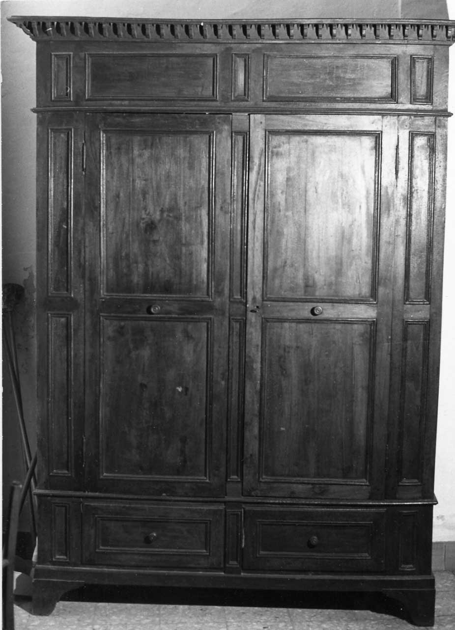 armadio, opera isolata - bottega Italia centrale (sec. XVII)