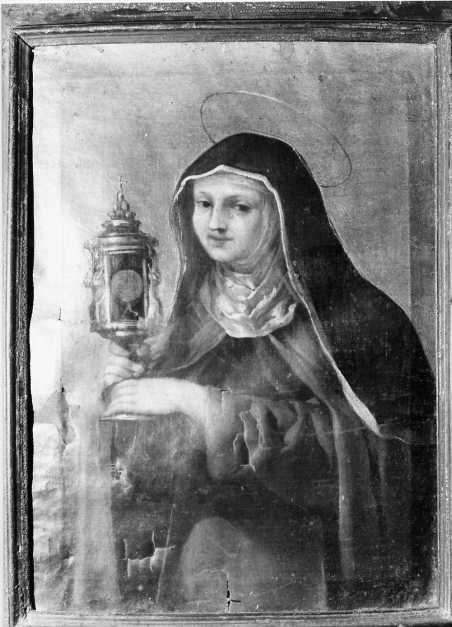 Santa Chiara (dipinto, opera isolata) - ambito Italia centrale (sec. XVII)