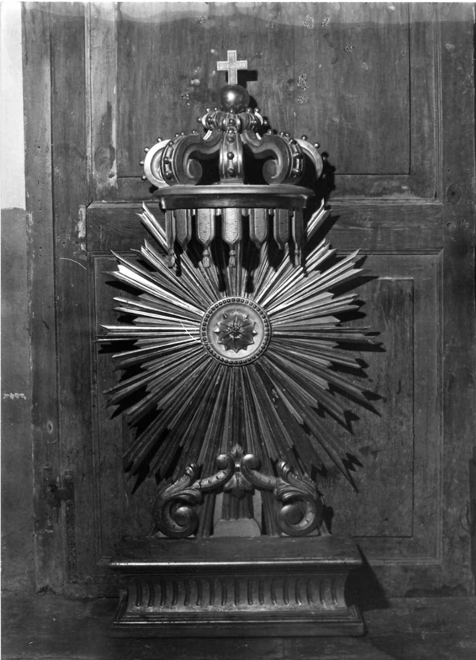 espositorio processionale, opera isolata - bottega Italia centrale (sec. XIX)