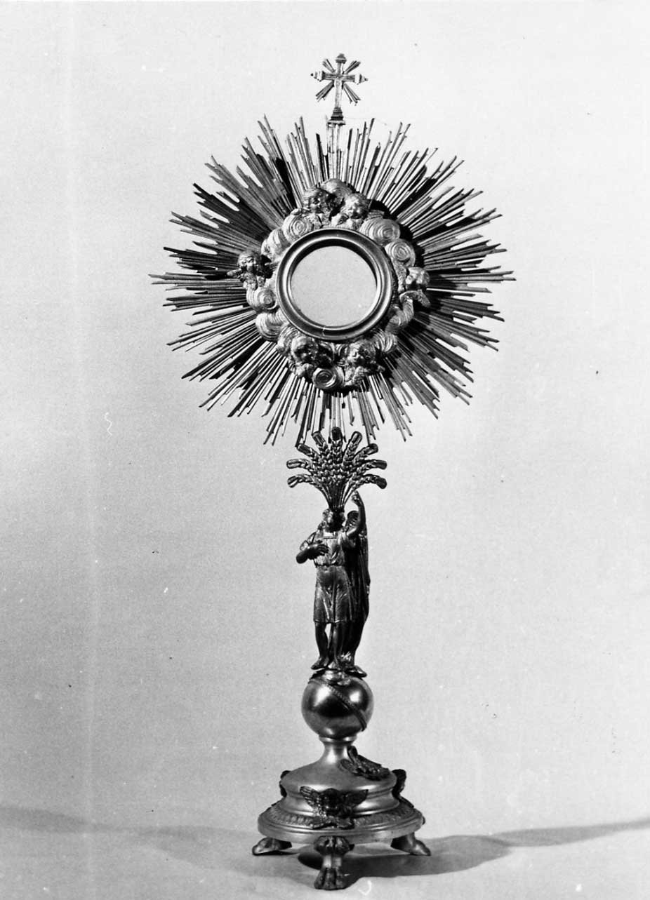 ostensorio - a raggiera, opera isolata - bottega Italia centrale (sec. XIX)