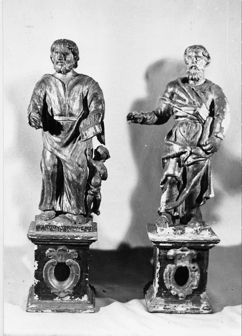 reliquiario - a statua, elemento d'insieme - bottega Italia centrale (sec. XVII)