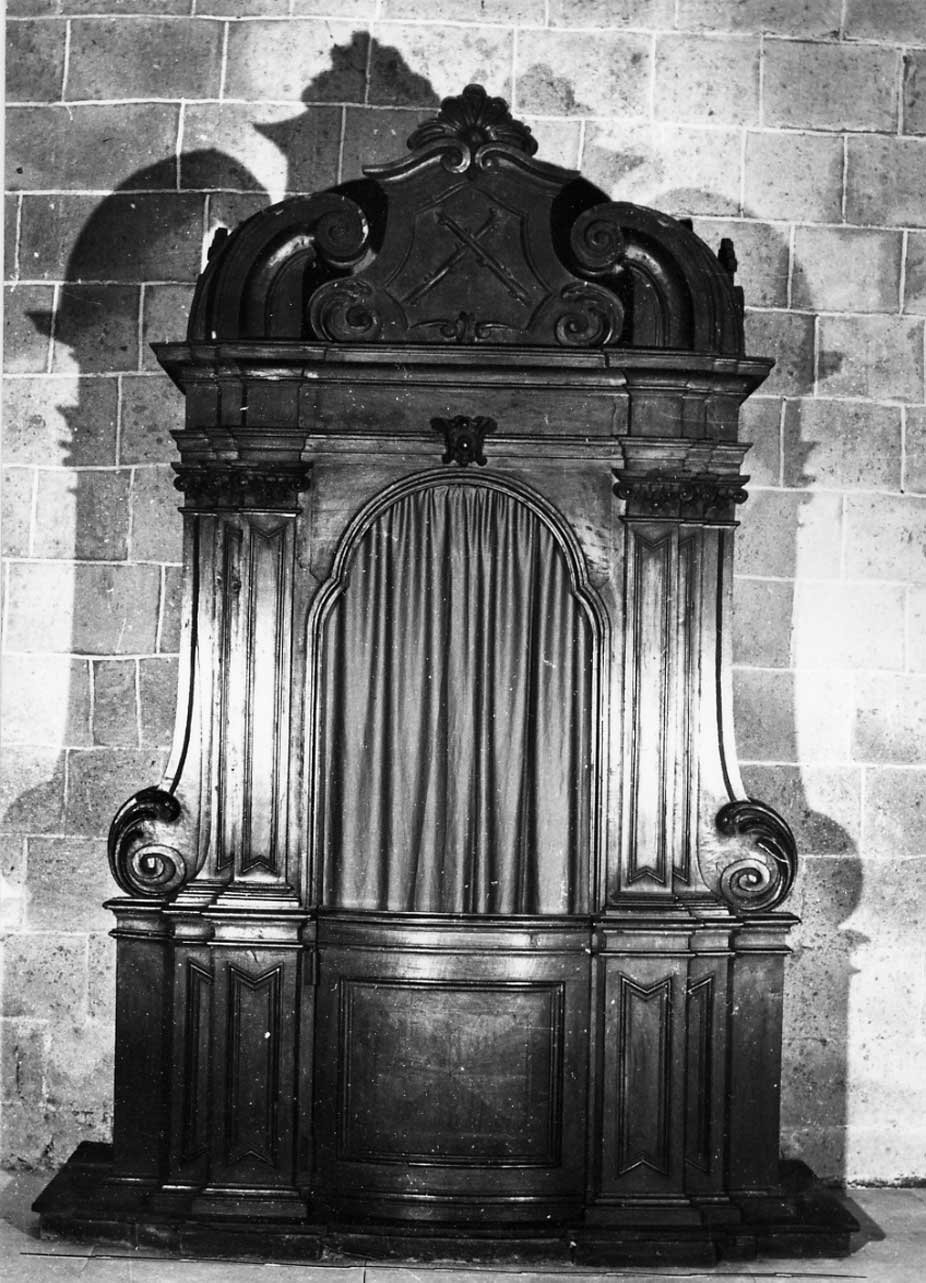 confessionale, paio - bottega Italia centrale (sec. XVIII)