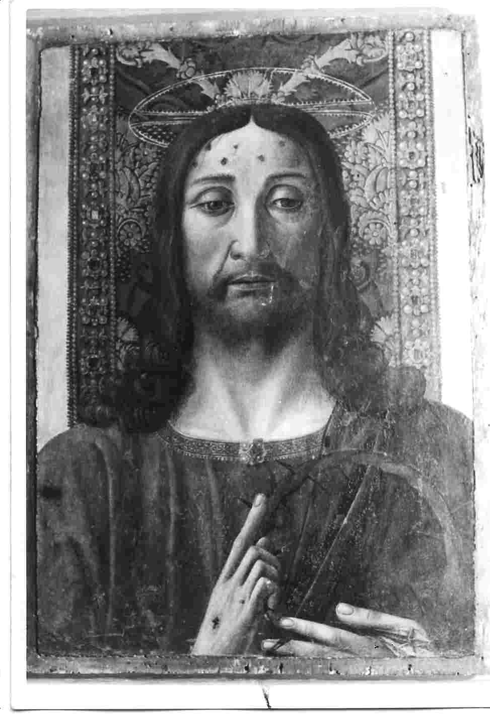 Madonna con Bambino e San Giovannino (dipinto, opera isolata) - ambito Italia centrale (sec. XVII)