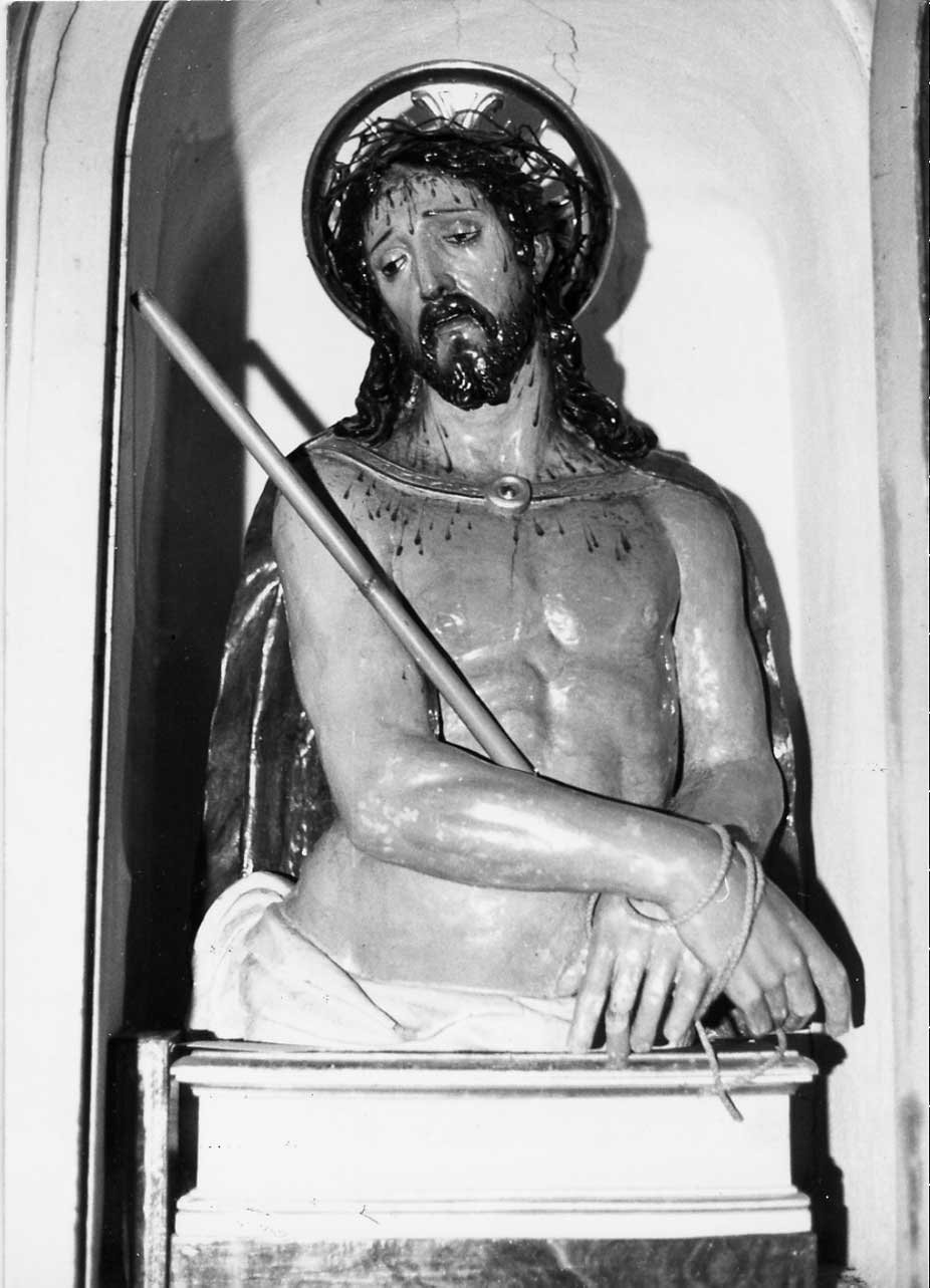 Cristo flagellato (statua, elemento d'insieme) - bottega Italia centrale (sec. XVII)