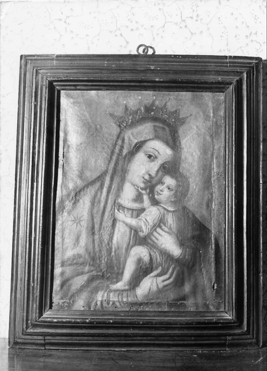 Madonna con Bambino (dipinto, opera isolata) - ambito Italia centrale (sec. XVII)