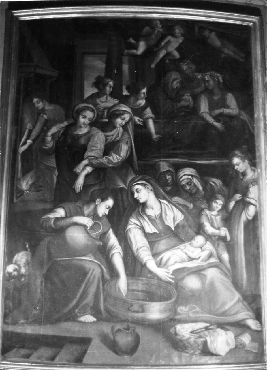 nascita di Maria Vergine (dipinto, opera isolata) di Cesare Nebbia da Orvieto (attribuito) (fine sec. XVI)
