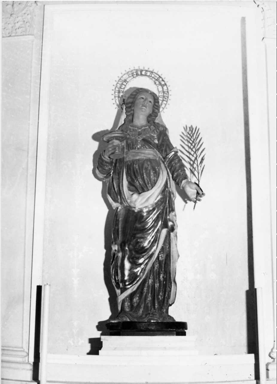 Santa Lucia (statua, opera isolata) - bottega Italia centrale (sec. XVII)