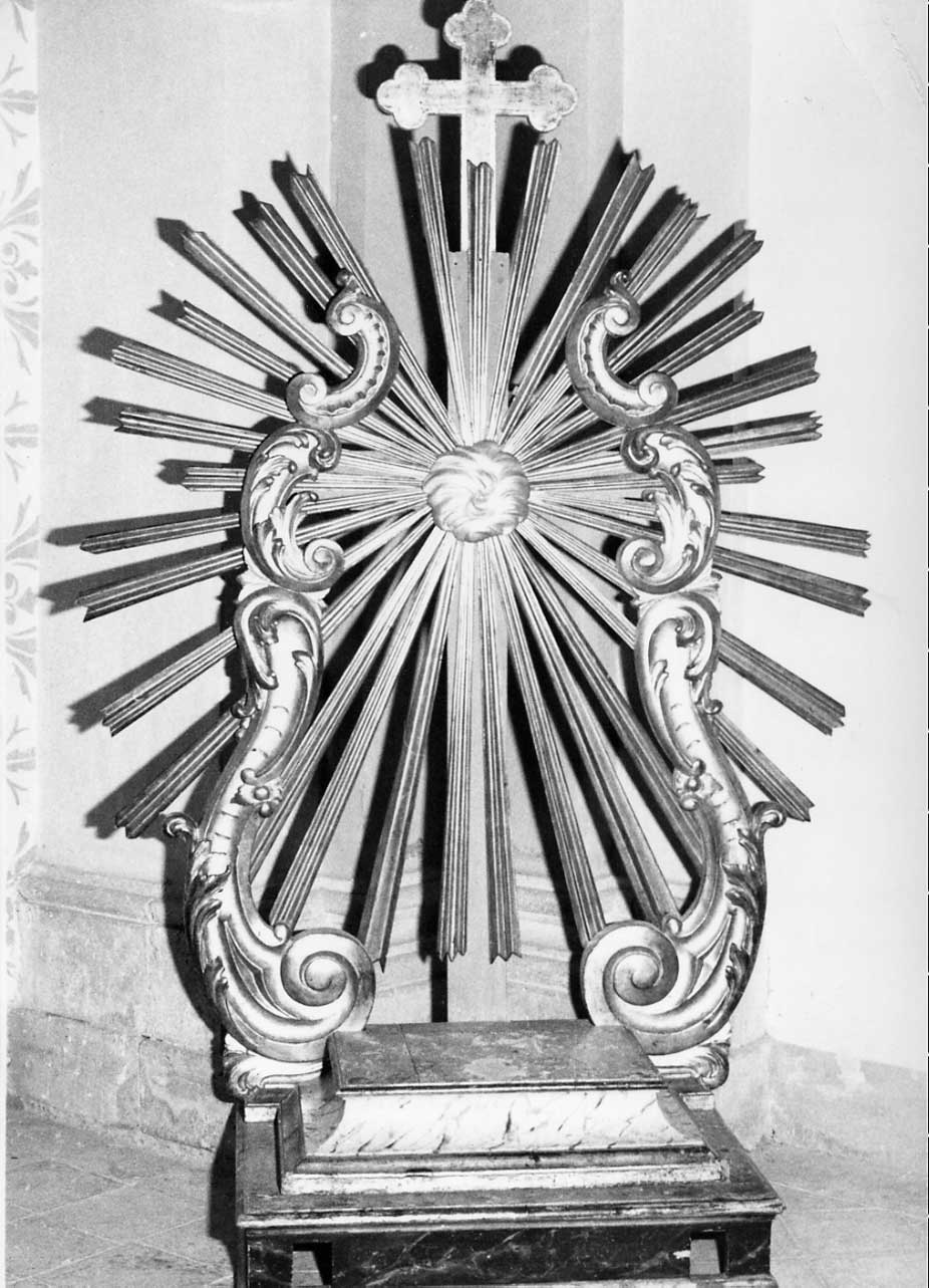 espositorio processionale, opera isolata - bottega Italia centrale (sec. XVIII)