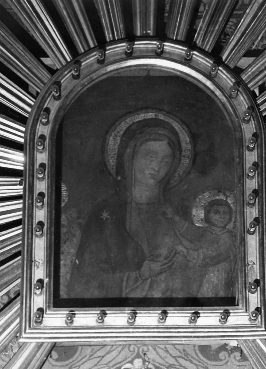 Madonna con Bambino (dipinto, opera isolata) di Ugolino di Prete Ilario (attribuito) (sec. XIV)
