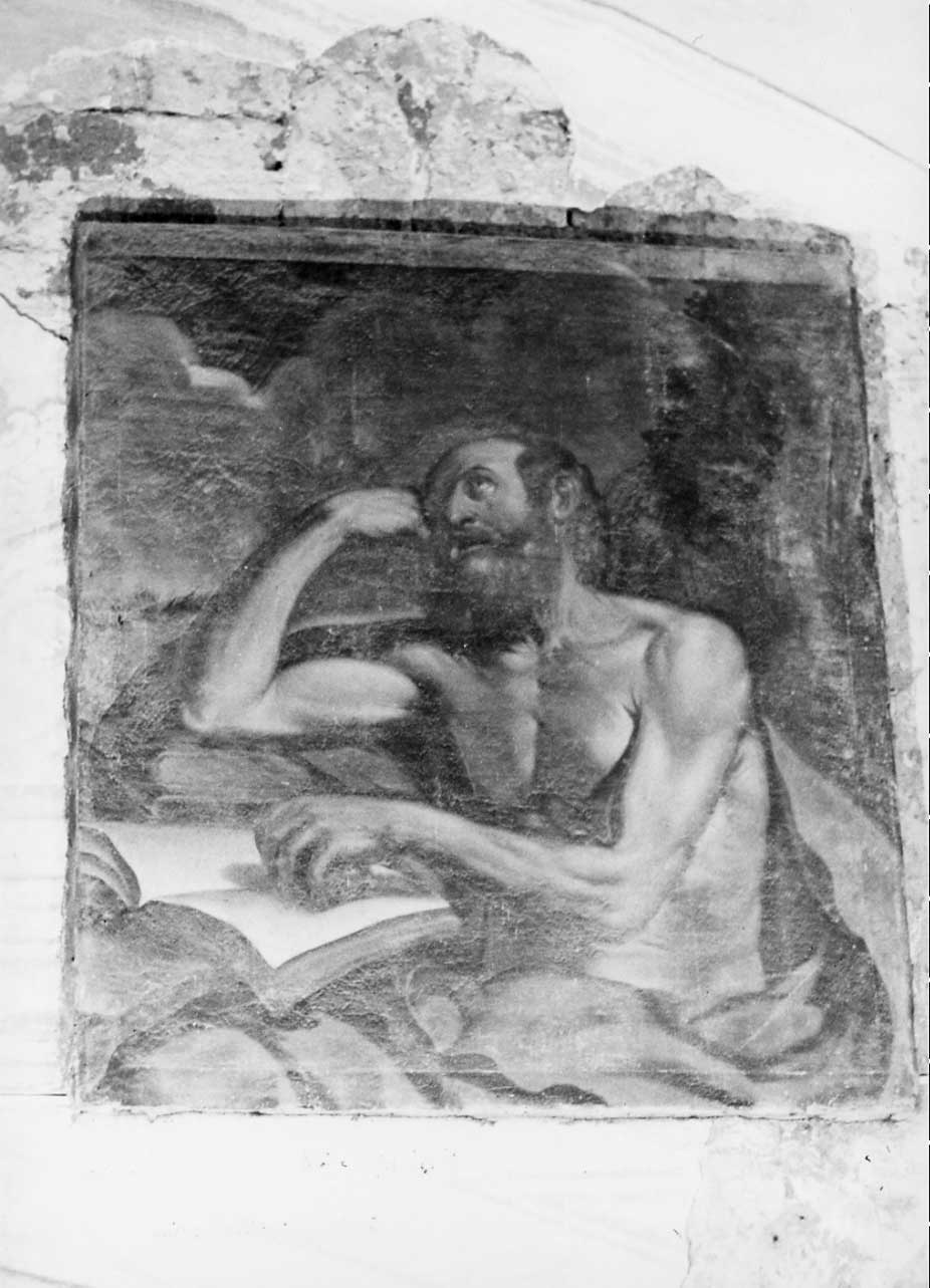 San Girolamo in meditazione (dipinto, opera isolata) - ambito Italia centrale (sec. XVII)