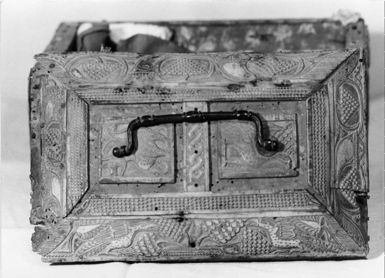 coperchio, elemento d'insieme - bottega bizantina (sec. XIII)