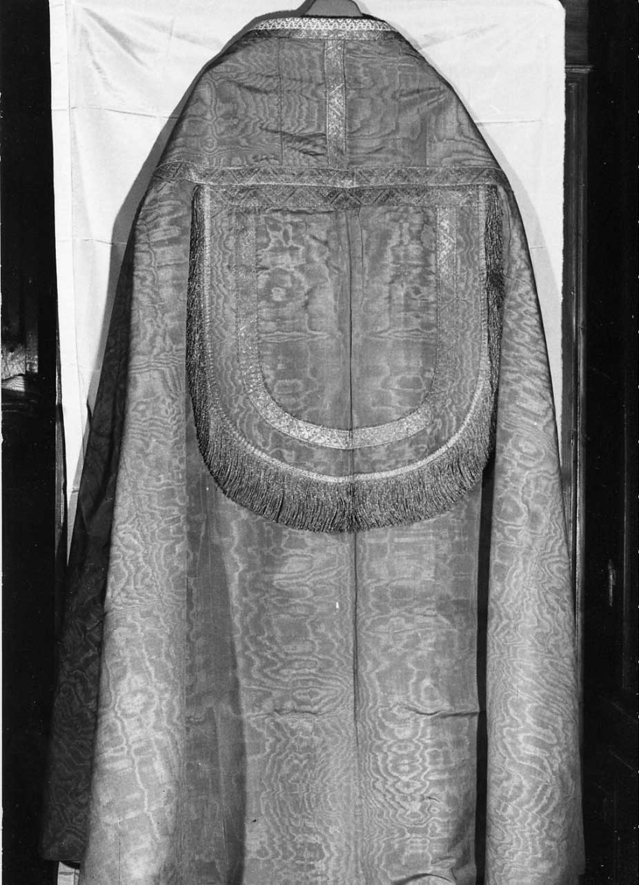 piviale, opera isolata - manifattura Italia centrale (sec. XIX)