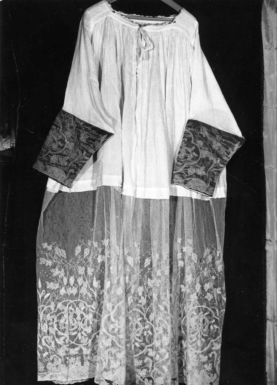 camice ecclesiastico, opera isolata - manifattura Italia centrale (sec. XVI)