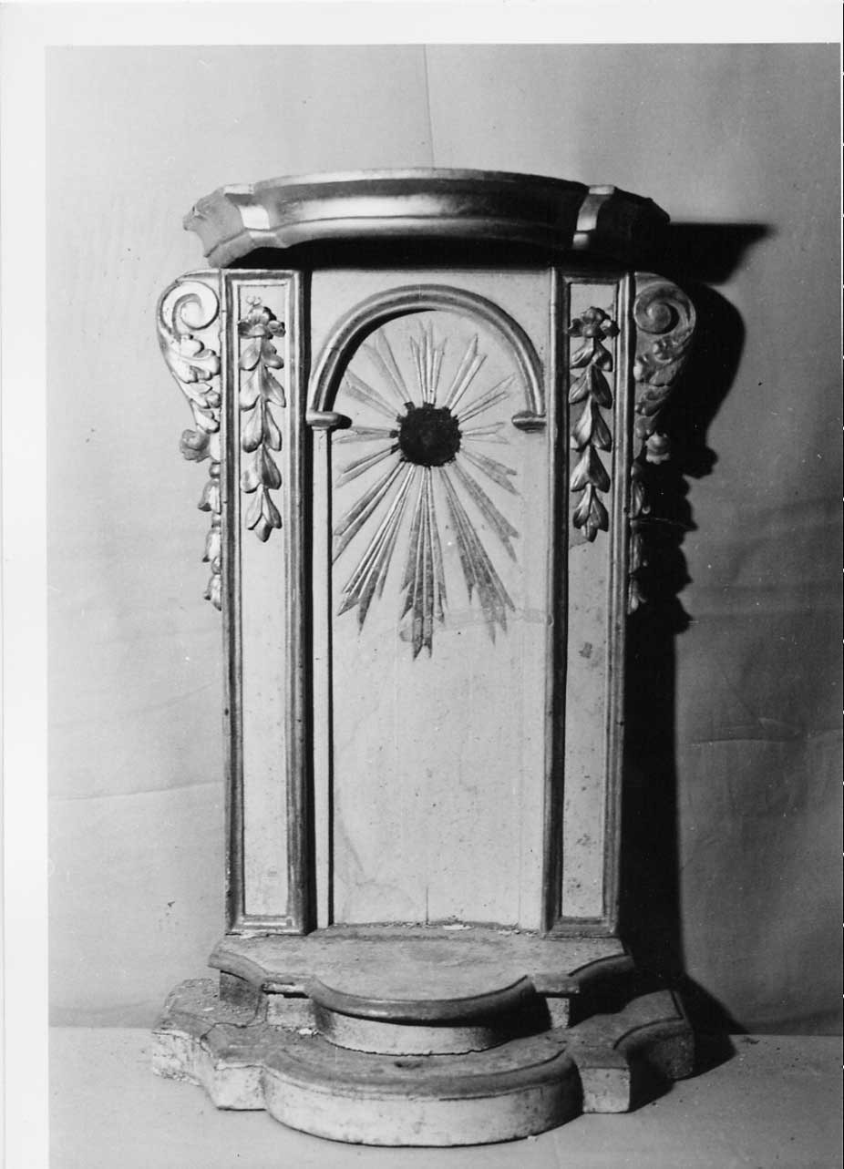 espositorio processionale, opera isolata - bottega Italia centrale (sec. XVIII)