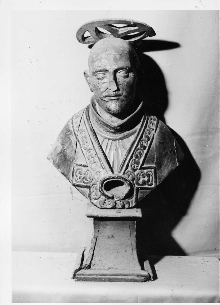 reliquiario - a busto, opera isolata - bottega Italia centrale (sec. XIX)