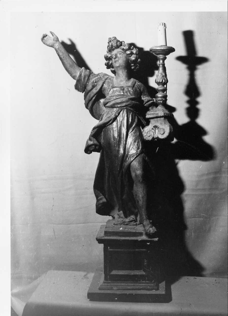 candelabro, elemento d'insieme - bottega Italia centrale (sec. XVII)