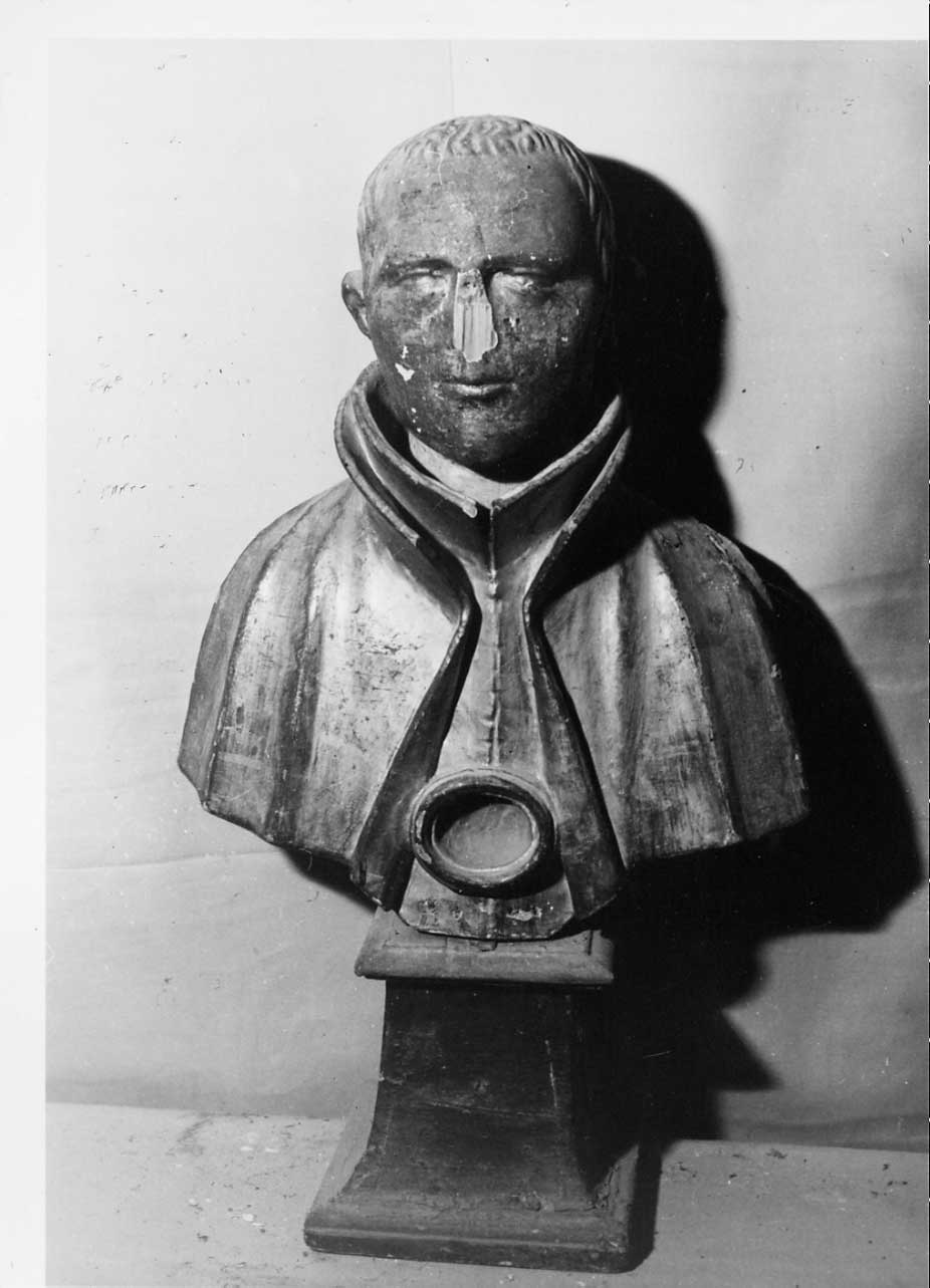 reliquiario - a busto, opera isolata - bottega Italia centrale (sec. XVII)