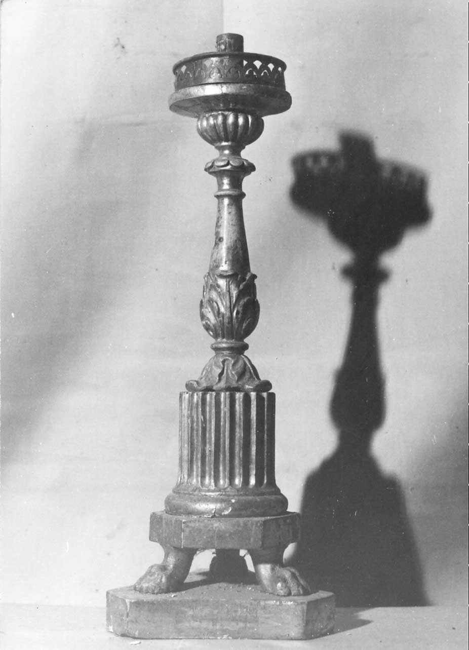 candeliere, insieme - bottega Italia centrale (sec. XVII)