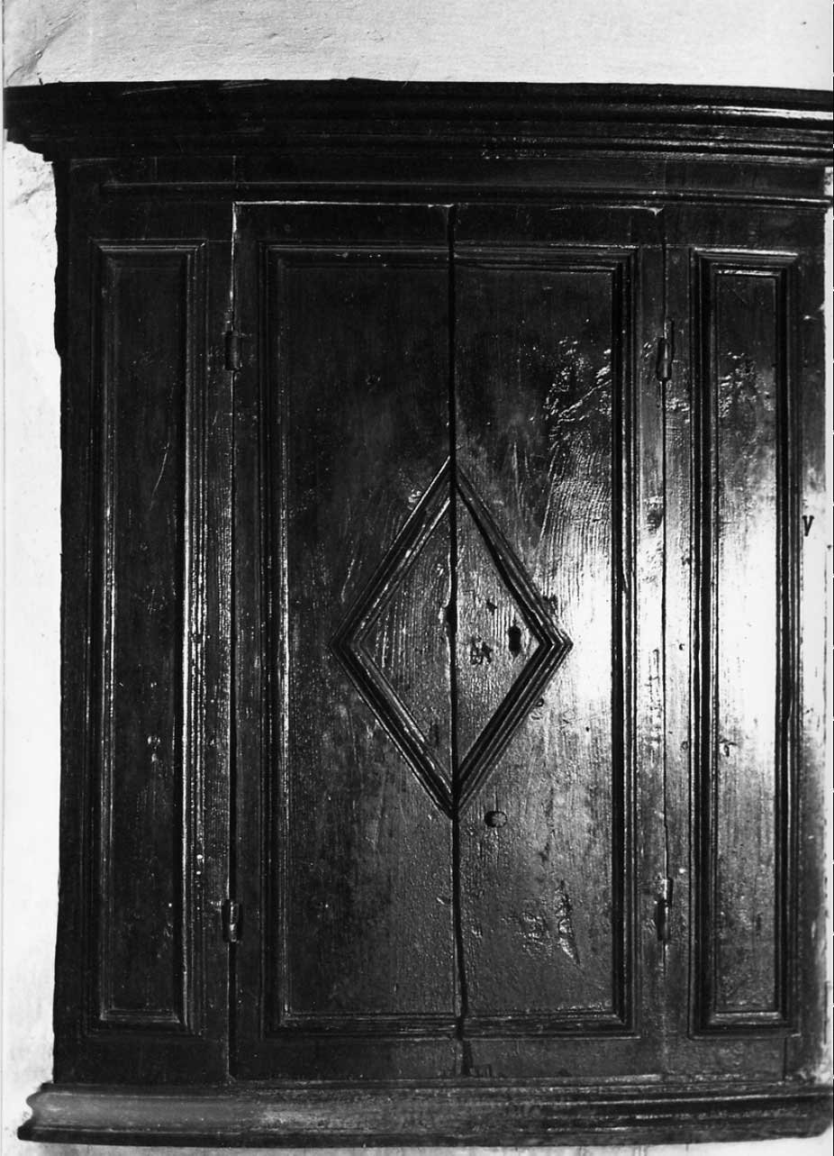 armadio, opera isolata - bottega Italia centrale (sec. XVII)