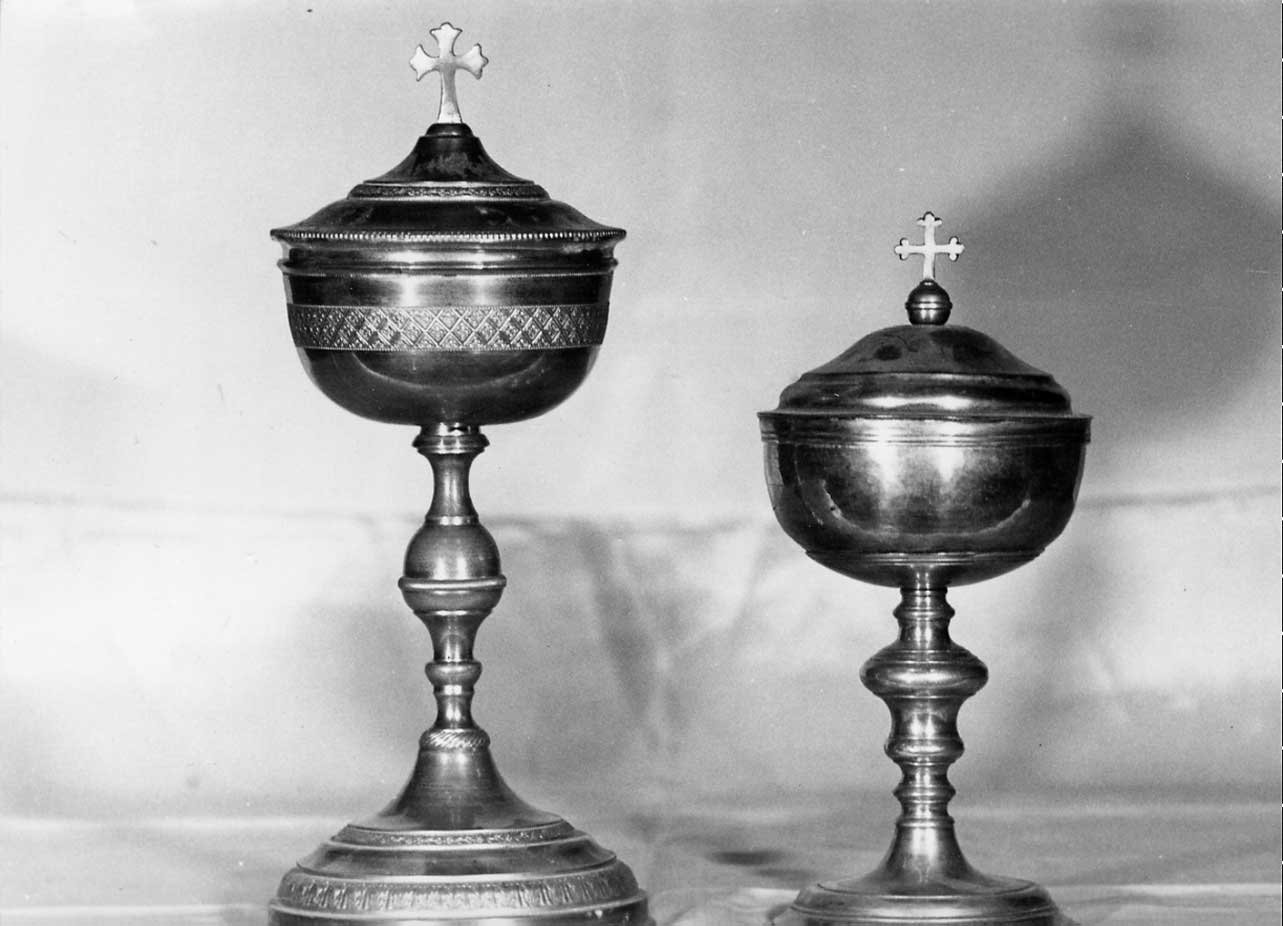 pisside, opera isolata - bottega Italia centrale (sec. XIX)