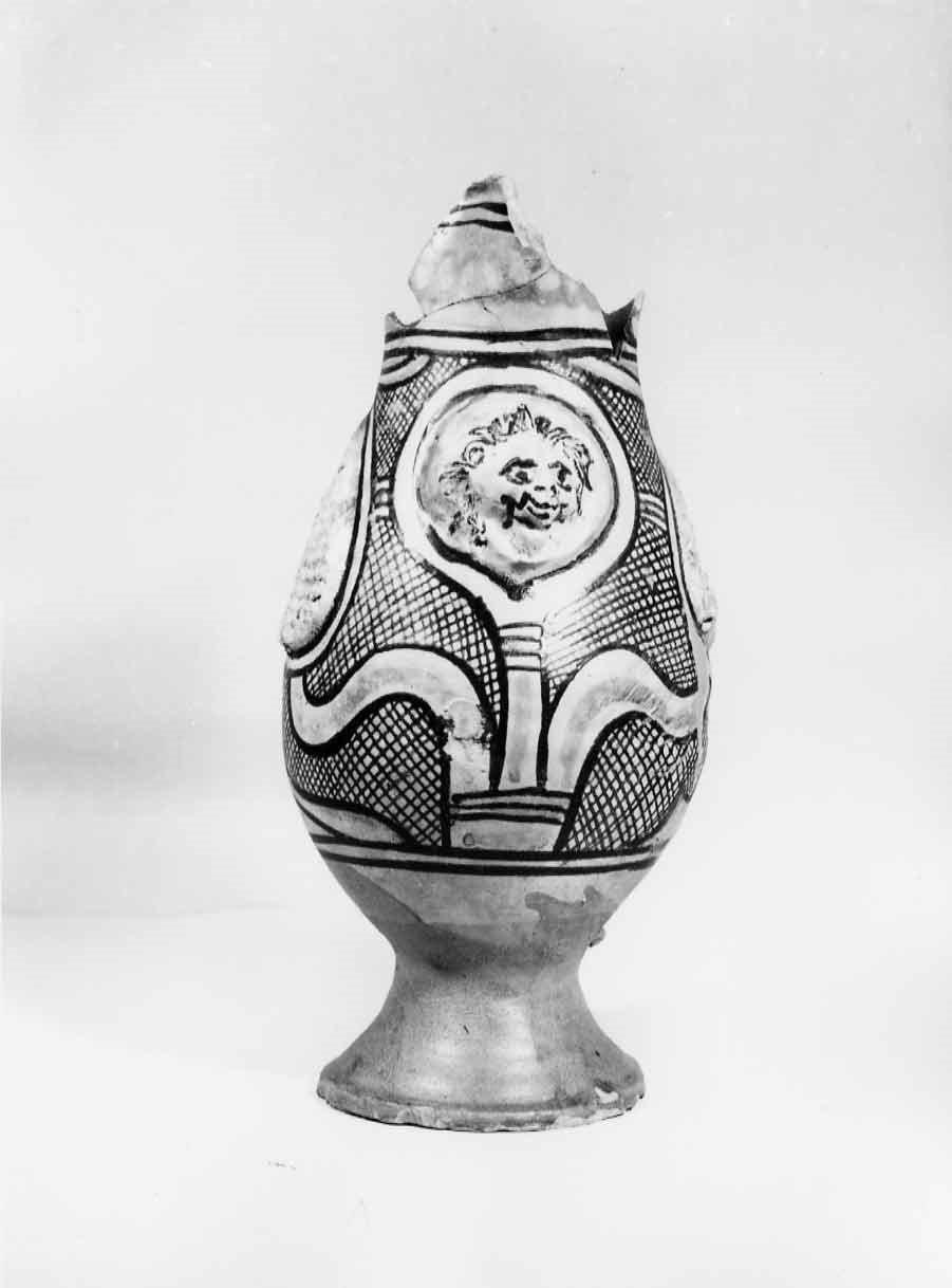 boccale, opera isolata - bottega orvietana (metà sec. XIV)