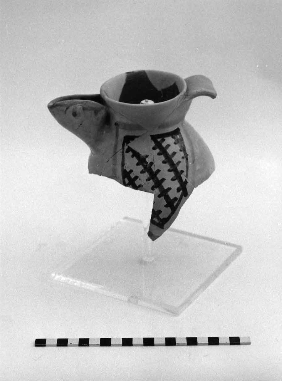 boccale, opera isolata - bottega orvietana (fine/inizio secc. XIII/ XIV)