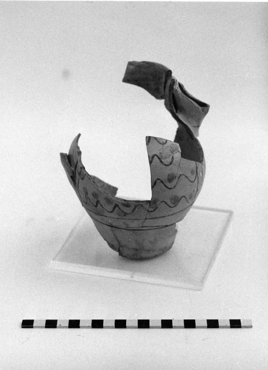 boccale, opera isolata - bottega orvietana (prima metà sec. XIII)