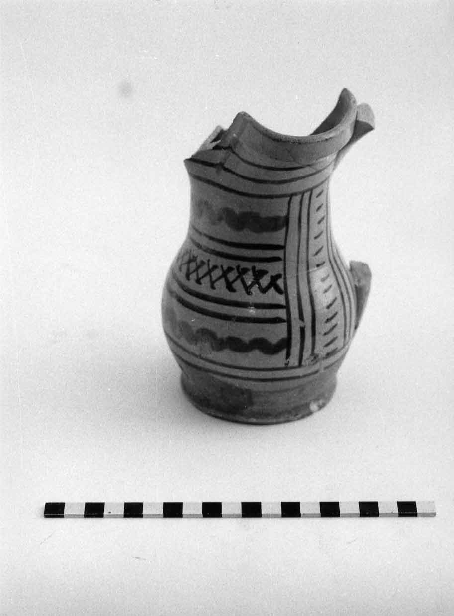 boccale, opera isolata - bottega orvietana (fine/inizio secc. XIII/ XIV)