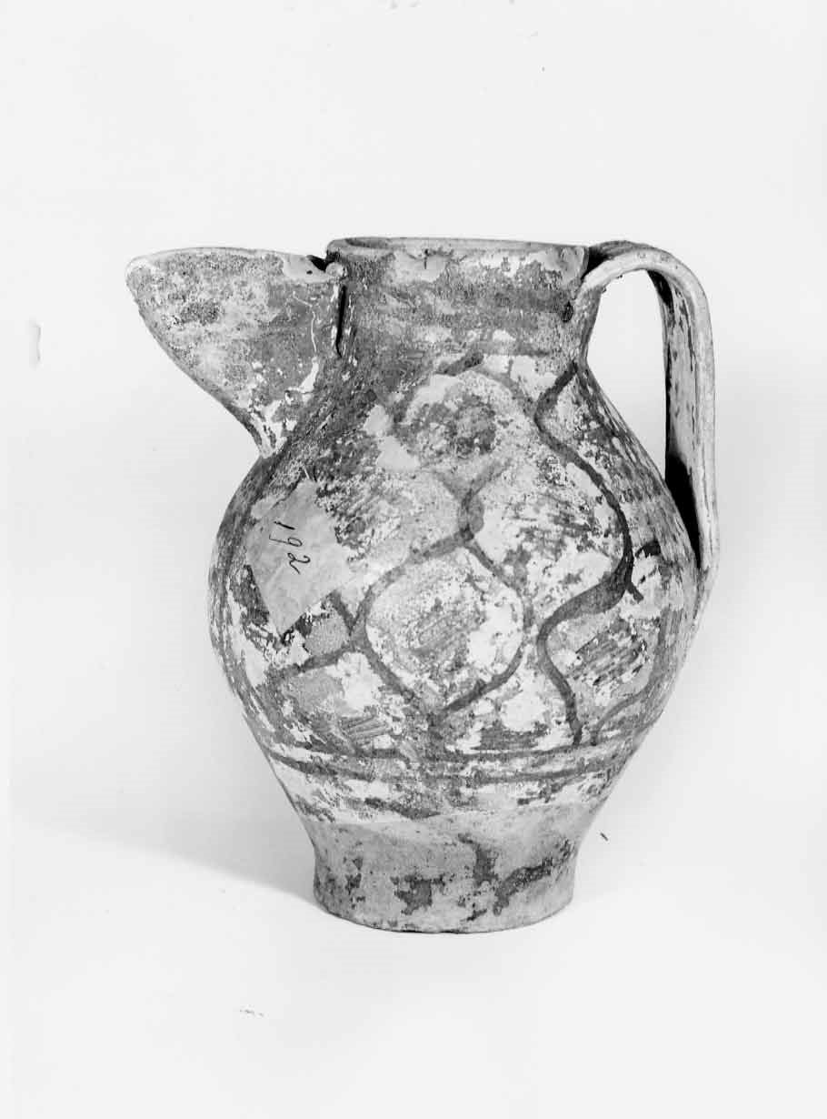 boccale, opera isolata - bottega orvietana (sec. XIV)