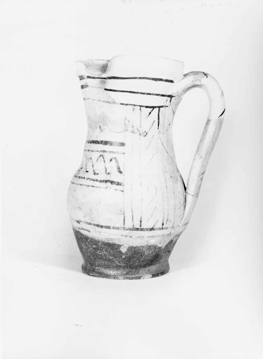 boccale, opera isolata - bottega orvietana (seconda metà sec. XIV)