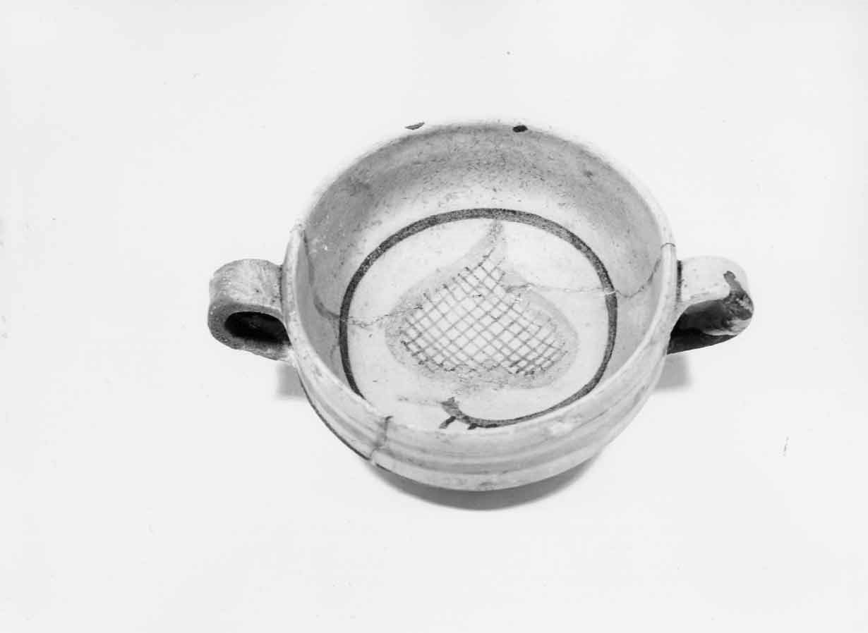 tazza, opera isolata - bottega orvietana (sec. XIV)