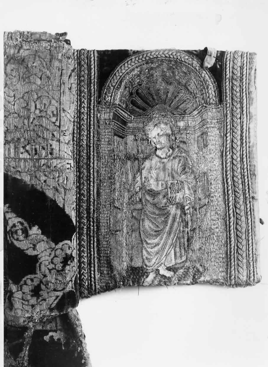 decorazione a ricamo, opera isolata di Filipepi Alessandro detto Botticelli Sandro (attribuito) (secc. XV/ XVI)