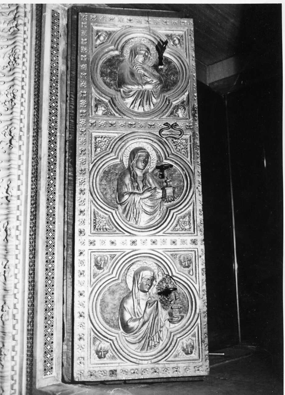 sportello di tabernacolo, opera isolata - bottega umbra (seconda metà sec. XIV)