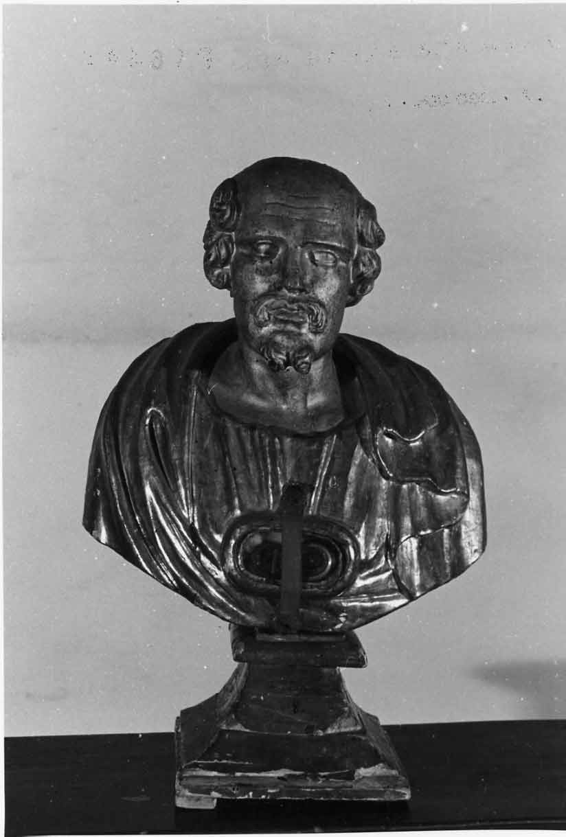 reliquiario - a busto, opera isolata - bottega umbra (sec. XVIII)