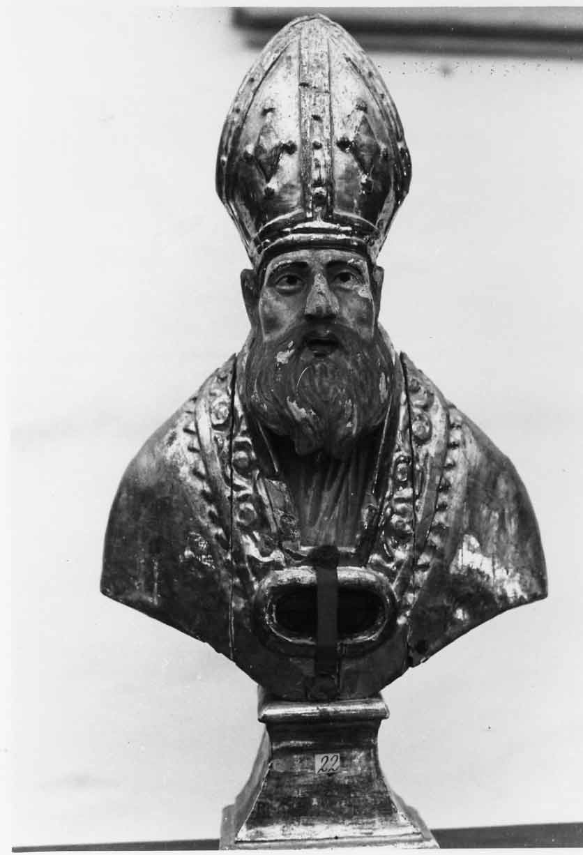 San Nicola di Bari (reliquiario - a busto, opera isolata) - bottega umbra (sec. XVIII)