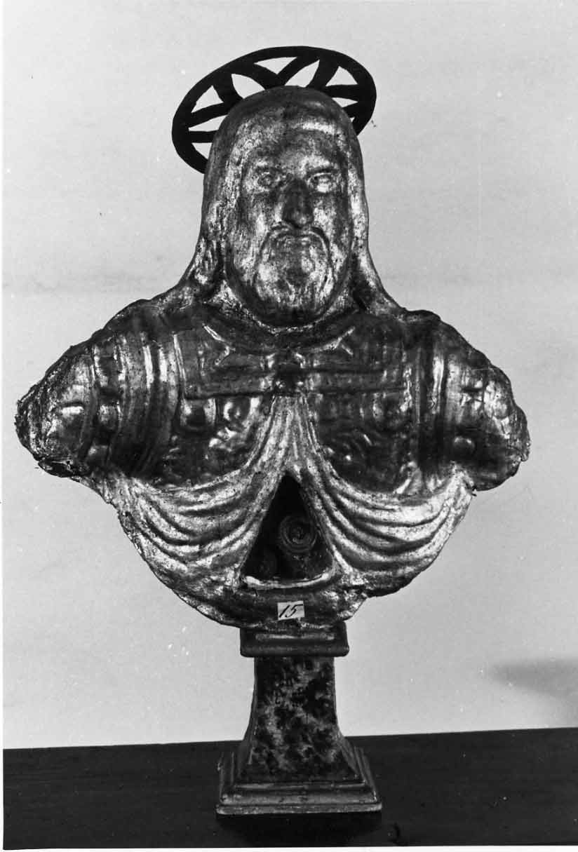 reliquiario - a busto, opera isolata - bottega umbra (sec. XVIII)