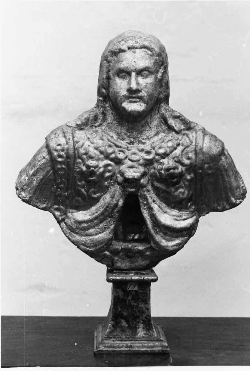 reliquiario - a busto, opera isolata - bottega umbra (sec. XVIII)