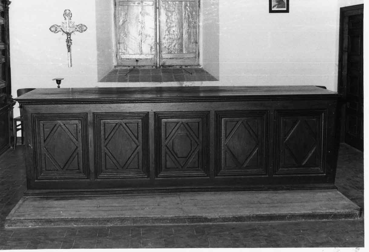 credenza, opera isolata - bottega umbra (sec. XIX)