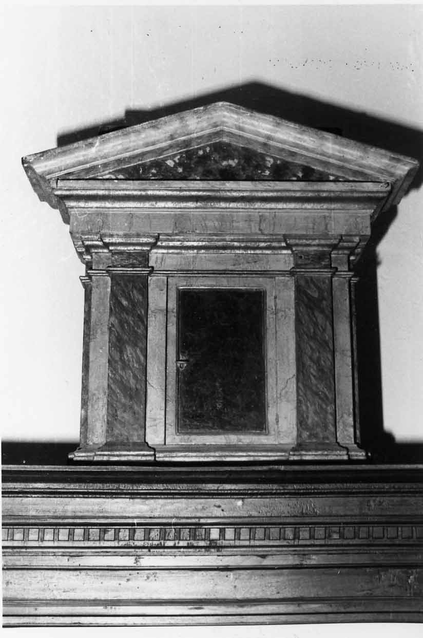 tabernacolo, opera isolata - bottega umbra (sec. XVIII)