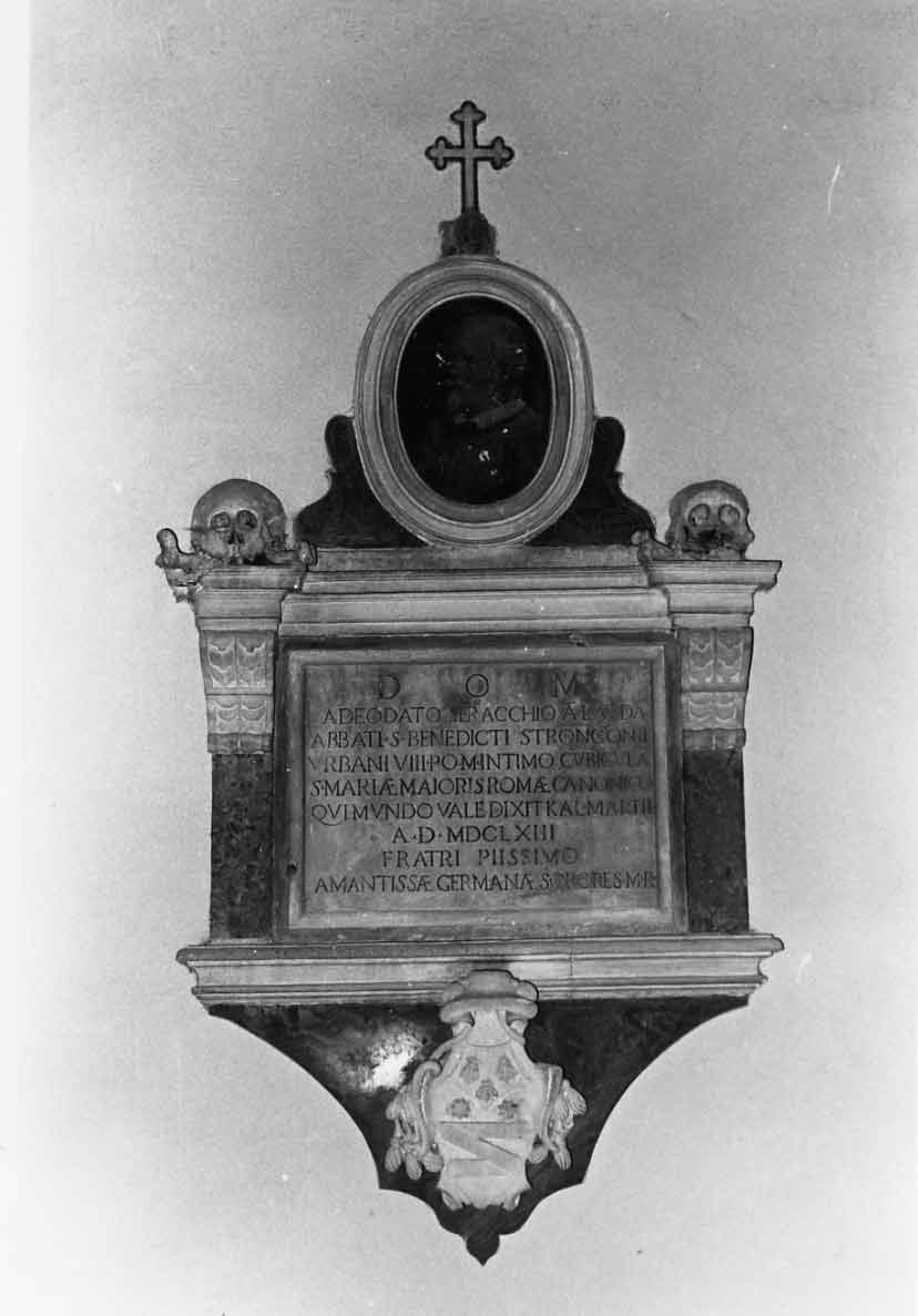 monumento funebre, opera isolata - bottega umbra (seconda metà sec. XVII)