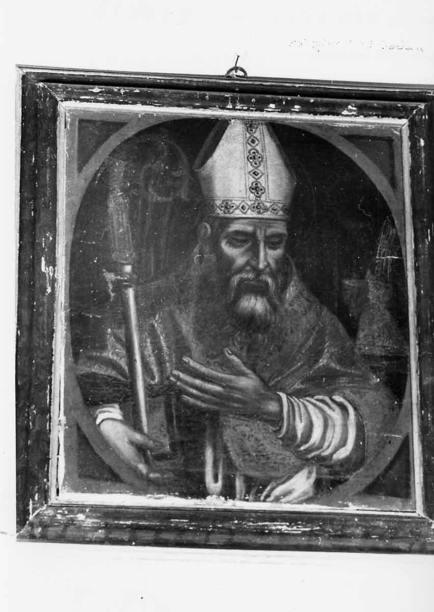 Santo vescovo (dipinto, opera isolata) - ambito umbro (fine sec. XVII)