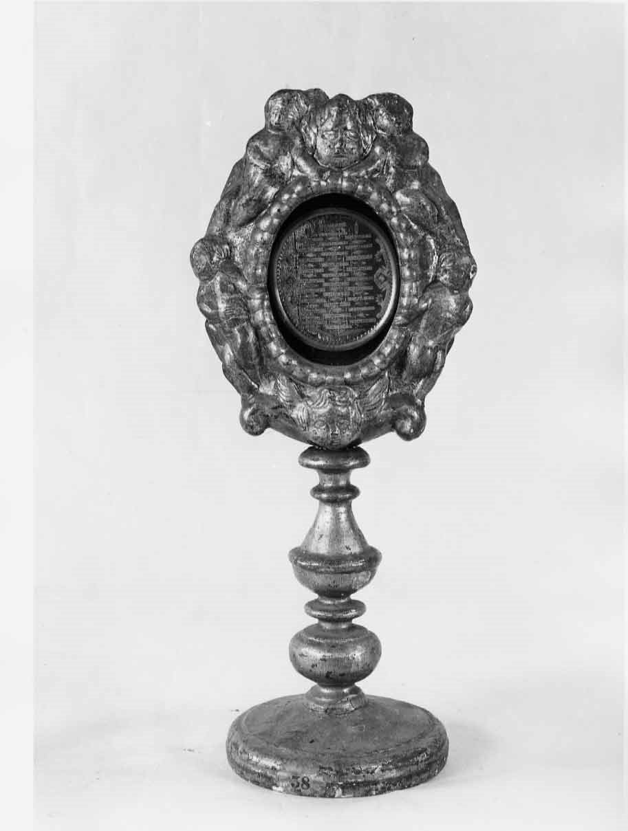 reliquiario, opera isolata - bottega umbra (sec. XVIII)