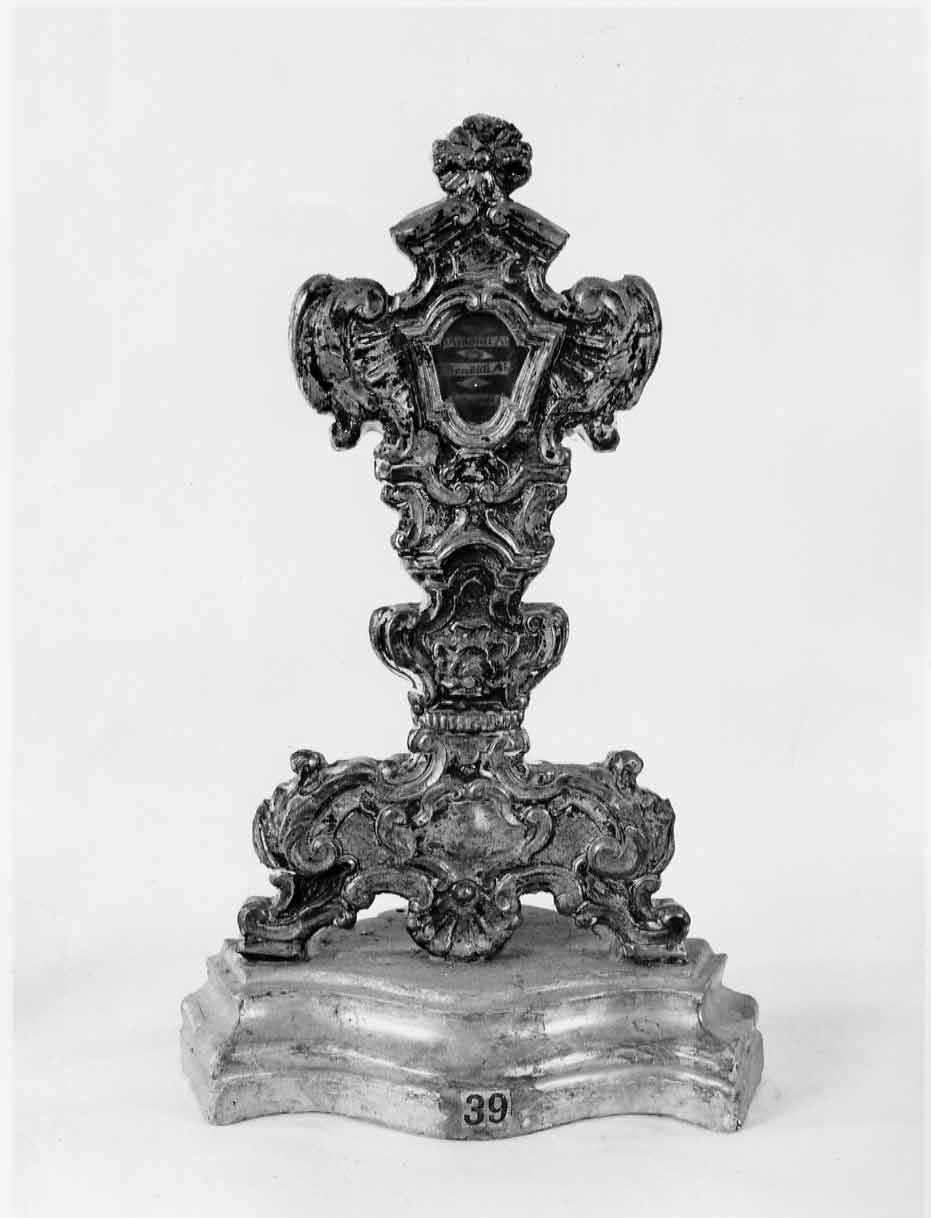 reliquiario, opera isolata - bottega umbra (sec. XVIII)