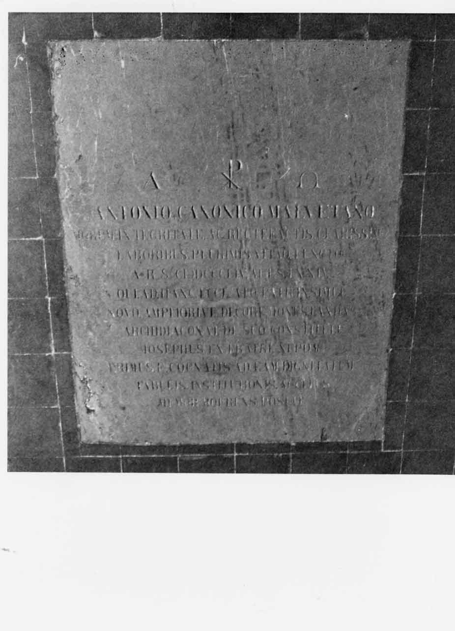 lastra, opera isolata - bottega umbra (sec. XIX)